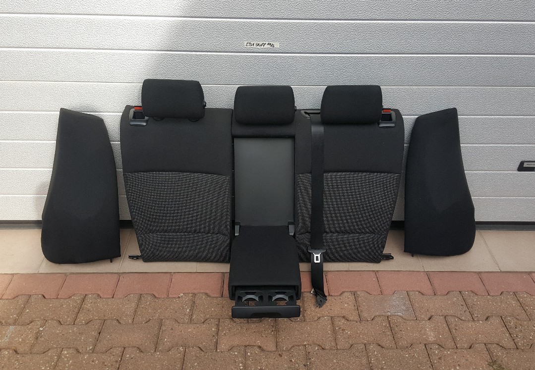 BMW E91 Stoff Sitz HINTEN Fluid Anthrazit  Rücksitzbank  Rückbank 