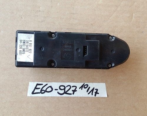 BMW 5er E60  E61 Schalter Fensterheber LINKS schwarz Fahrer Seite 6951927