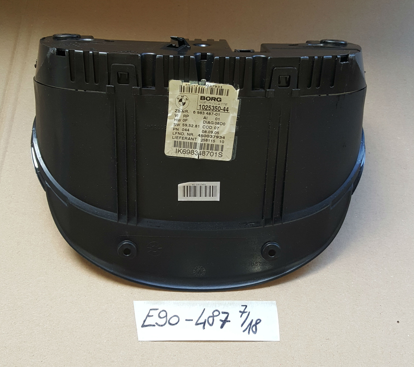 BMW 3er E90  E91  E92 Tachometer Tacho Kombi Instrument Speedometer 6983487