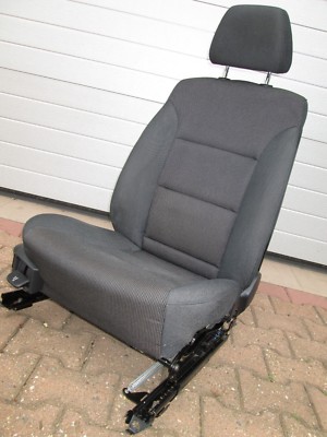 BMW E60 E61 Beifahrer Sitz grau Jul Edward Anthrazit Stoff ABHOLUNG 