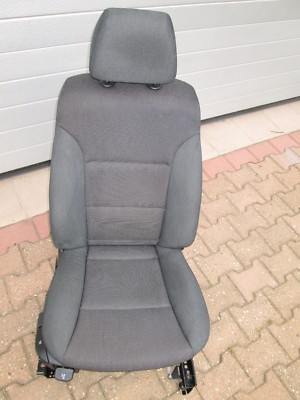 BMW E60 E61 Beifahrer Sitz grau Jul Edward Anthrazit Stoff ABHOLUNG 