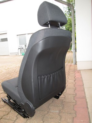 BMW E60 E61 Beifahrer Sitz grau Jul Edward Anthrazit Stoff ABHOLUNG 