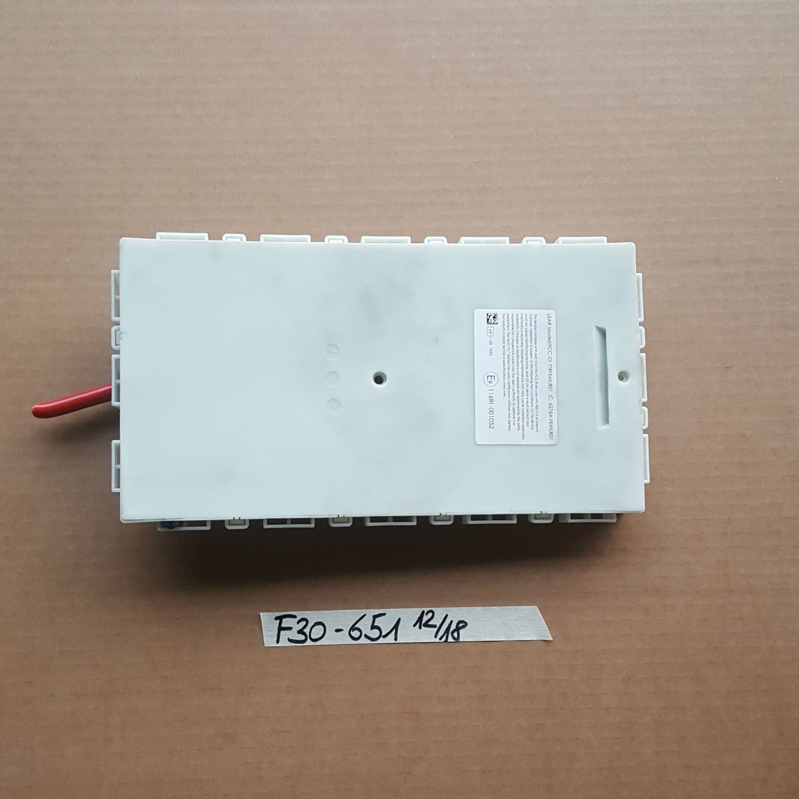 BMW F31 F30 Lear Modul Fussraum Steuergerät  Licht 9325651