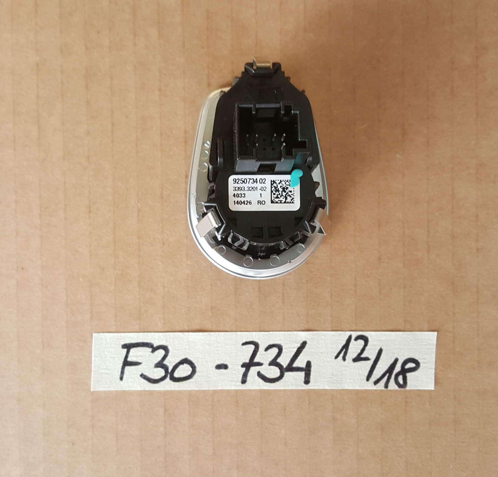 BMW F20 F21 F30 F31 F34 F35 F80 Start Stop Motor Engine Schalter 9250734