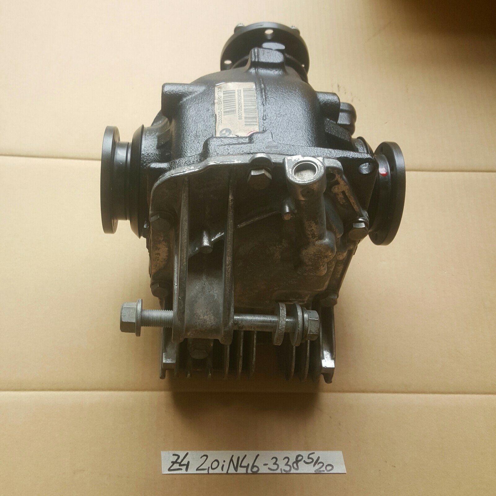 BMW Z4 E85 Differential Hinterachs Getriebe 7550505  Ü = 3,38 N46  2,0i ABHOLUNG
