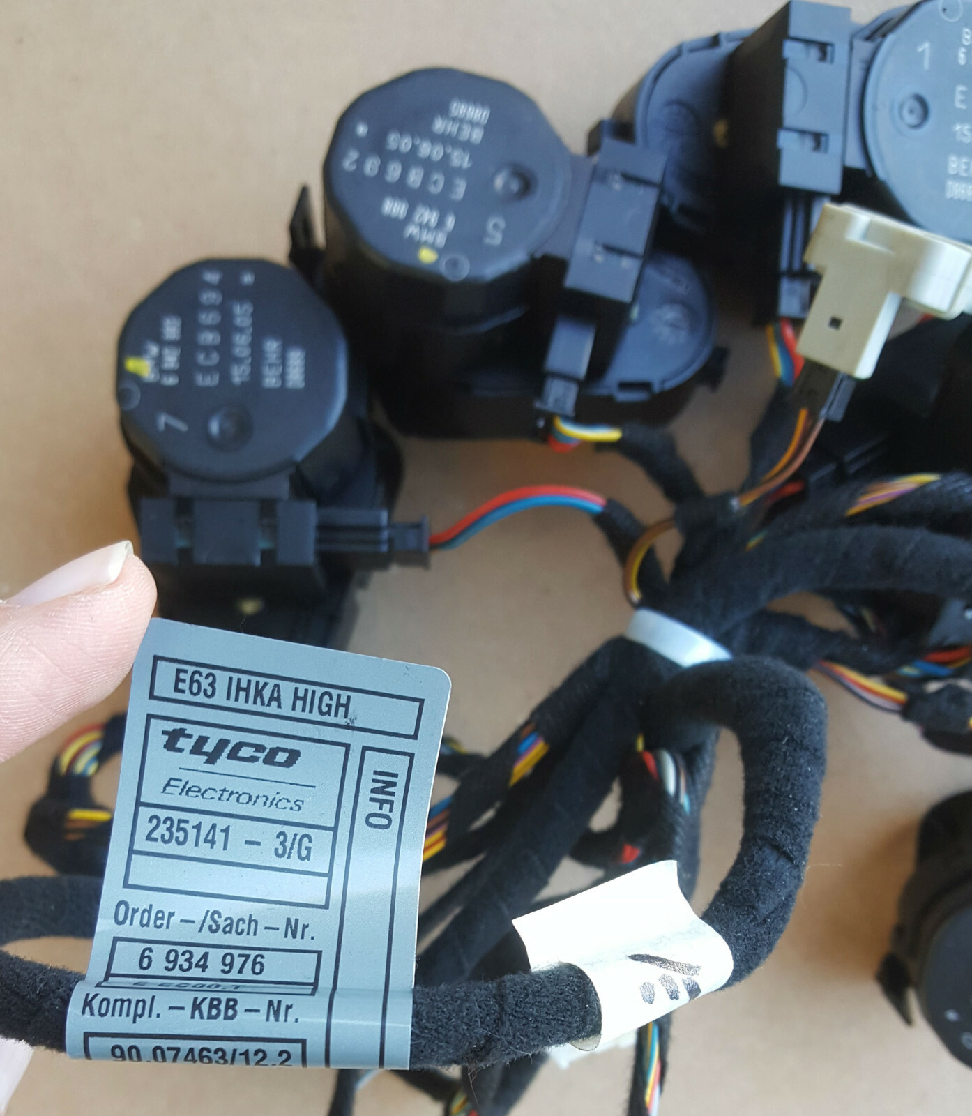 BMW E63 Klimakasten Kabel Klima Basis 6934976 + Stellantrieb Heizung 6942991