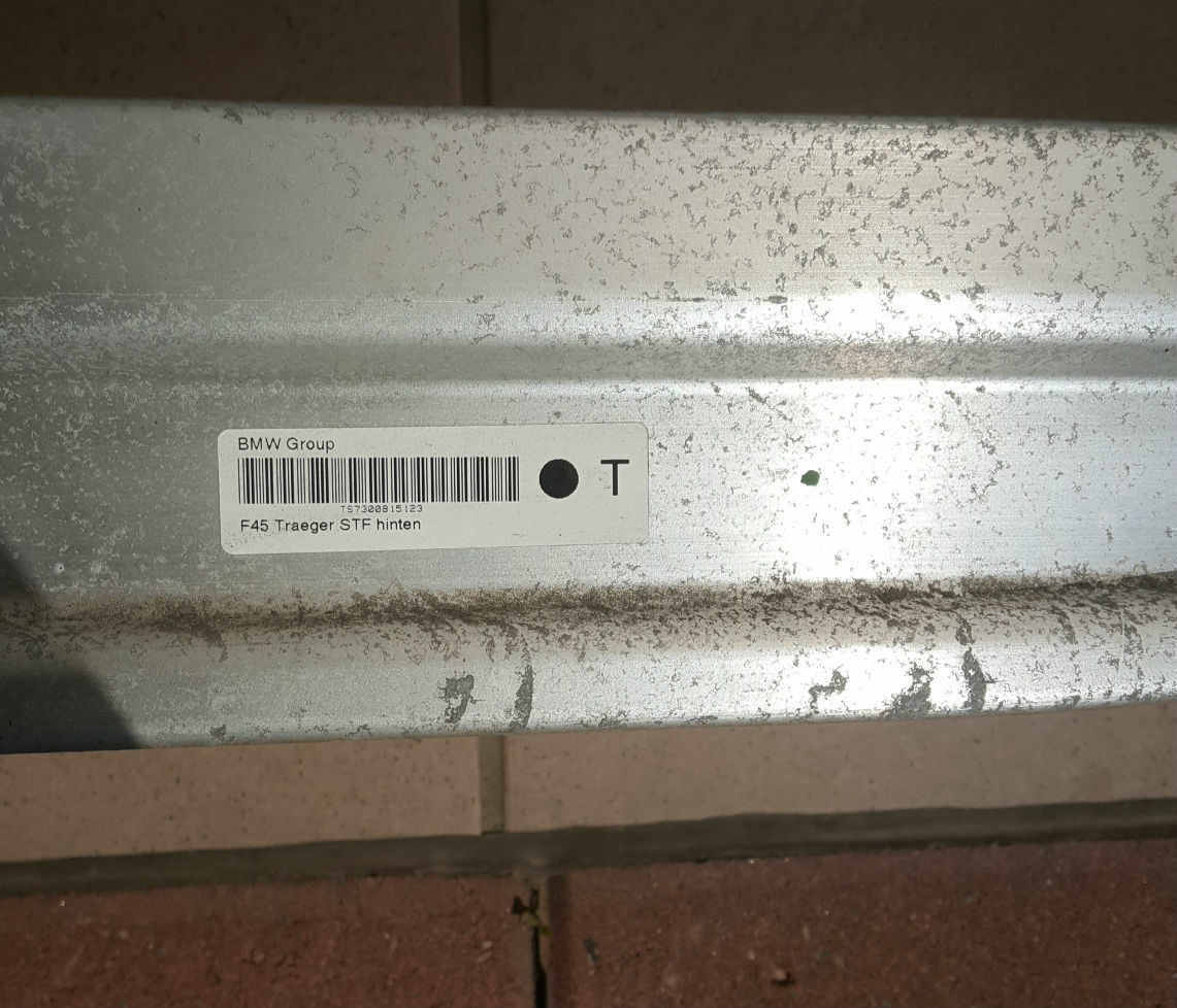  BMW 2er Active Tourer  F45 Träger Stossfänger Stoßstangenträger hinten 7300815 