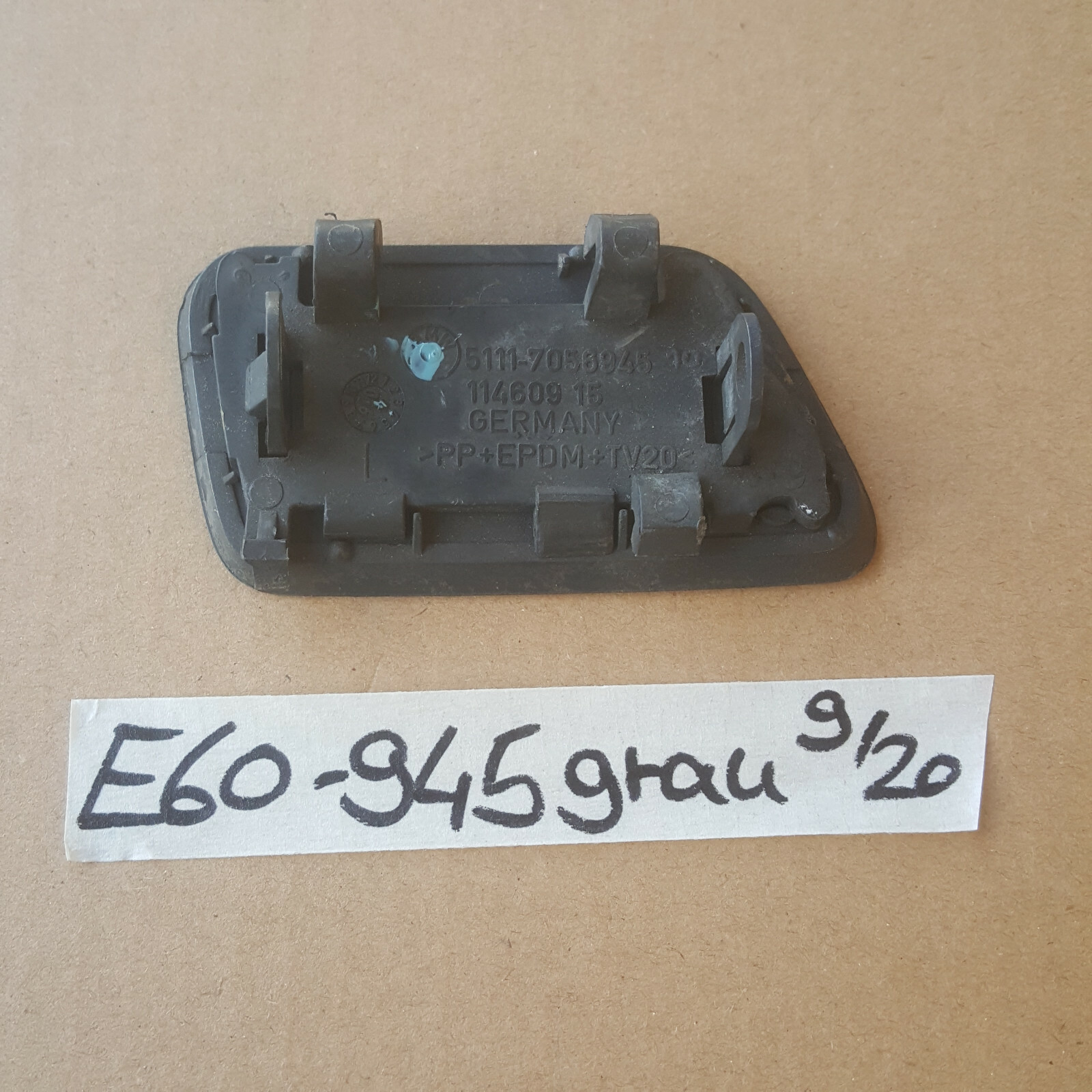 BMW 5er E60 E61 Blindverschluss Abdeckung SRA Blende Spritzdüse grau 7056945