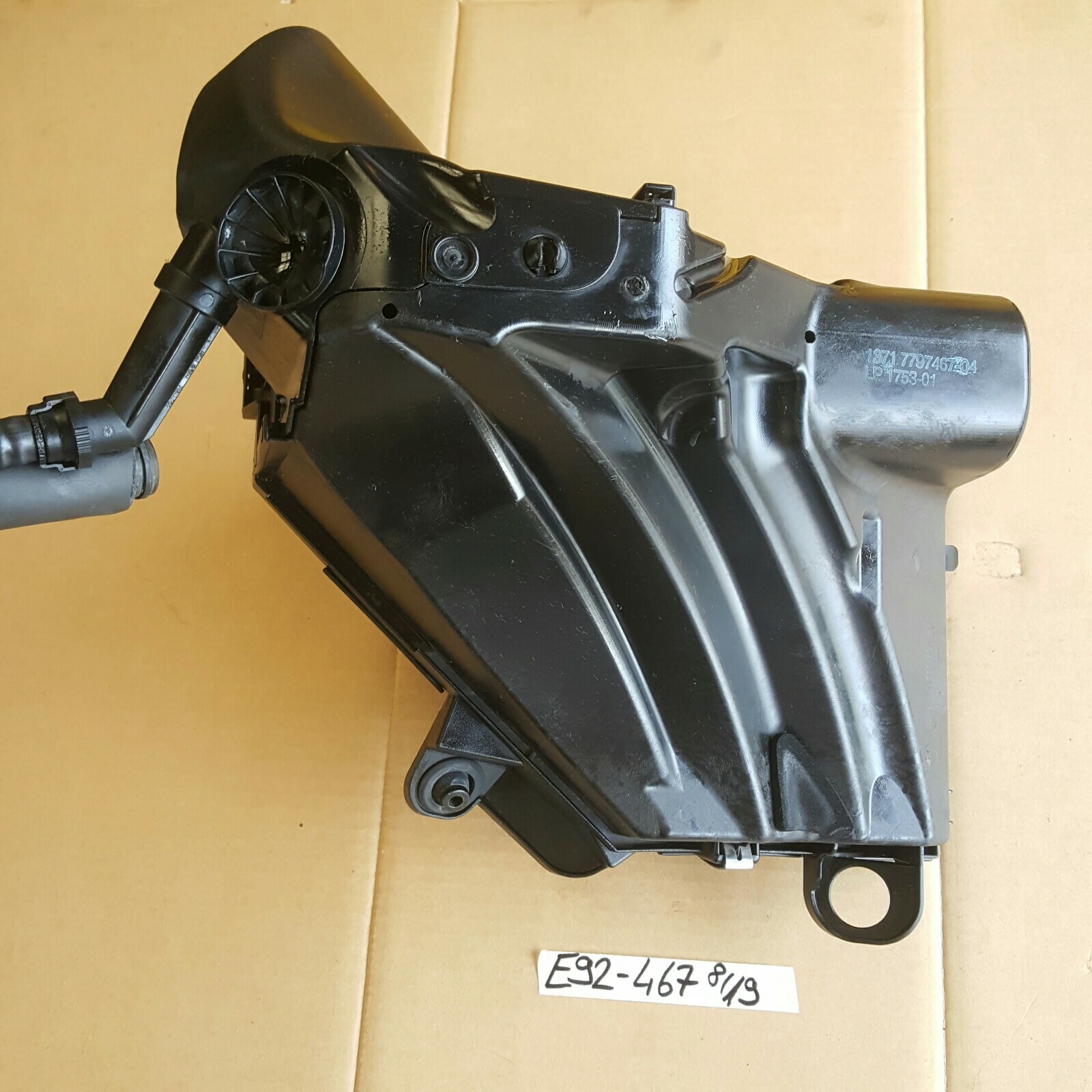 BMW E90 E92 E93 Luftfilterkasten 7797467 Resonanzkörper Ansauggeräuschedämpfer
