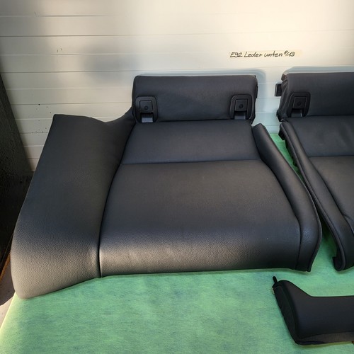 BMW E92 Coupe Rückbank Unterteil Leder schwarz Rücksitz Bank Unten ABHOLUNG 