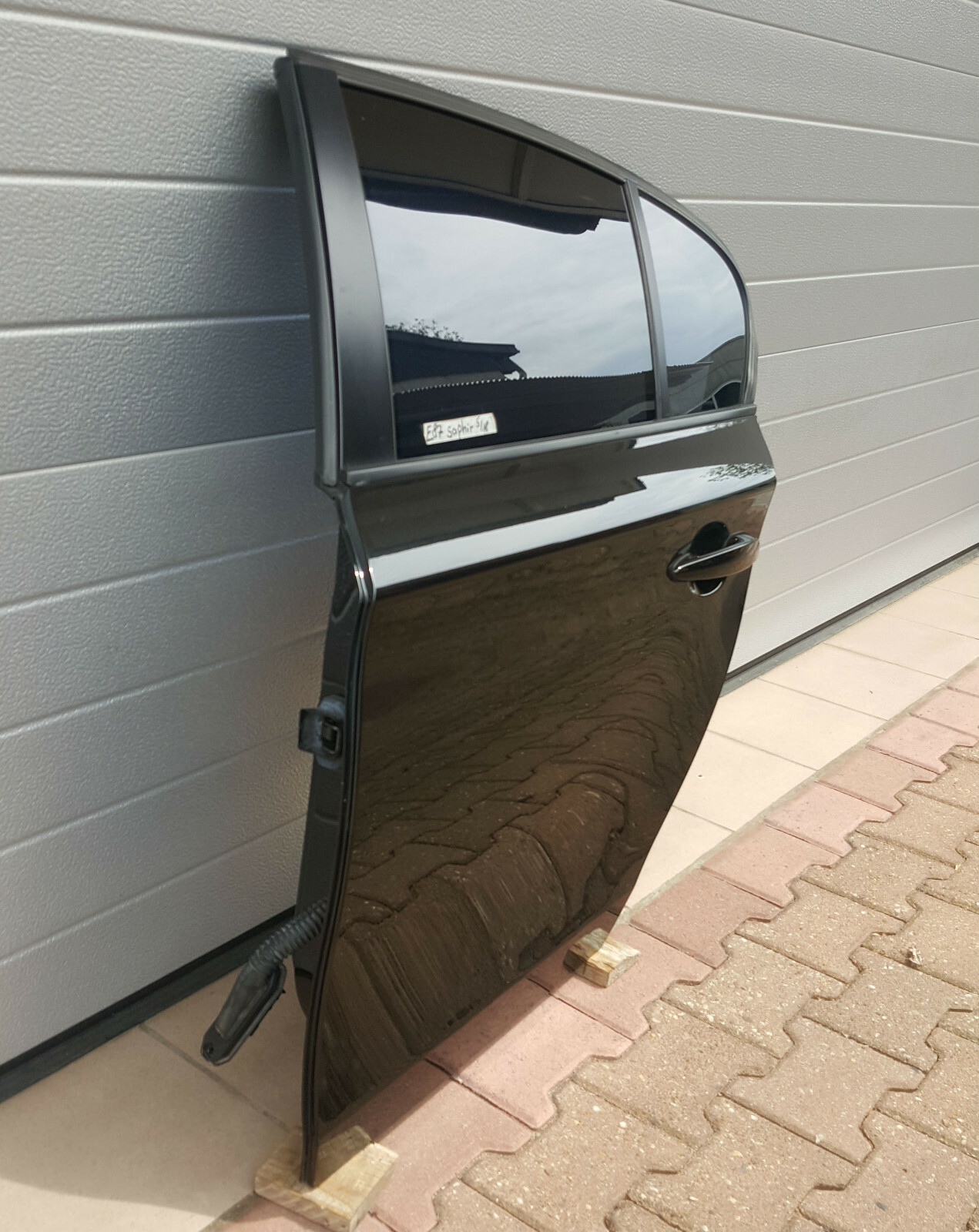 BMW E87 Fahrer Tür HINTEN LINKS black Saphir Schwarz ABHOLUNG