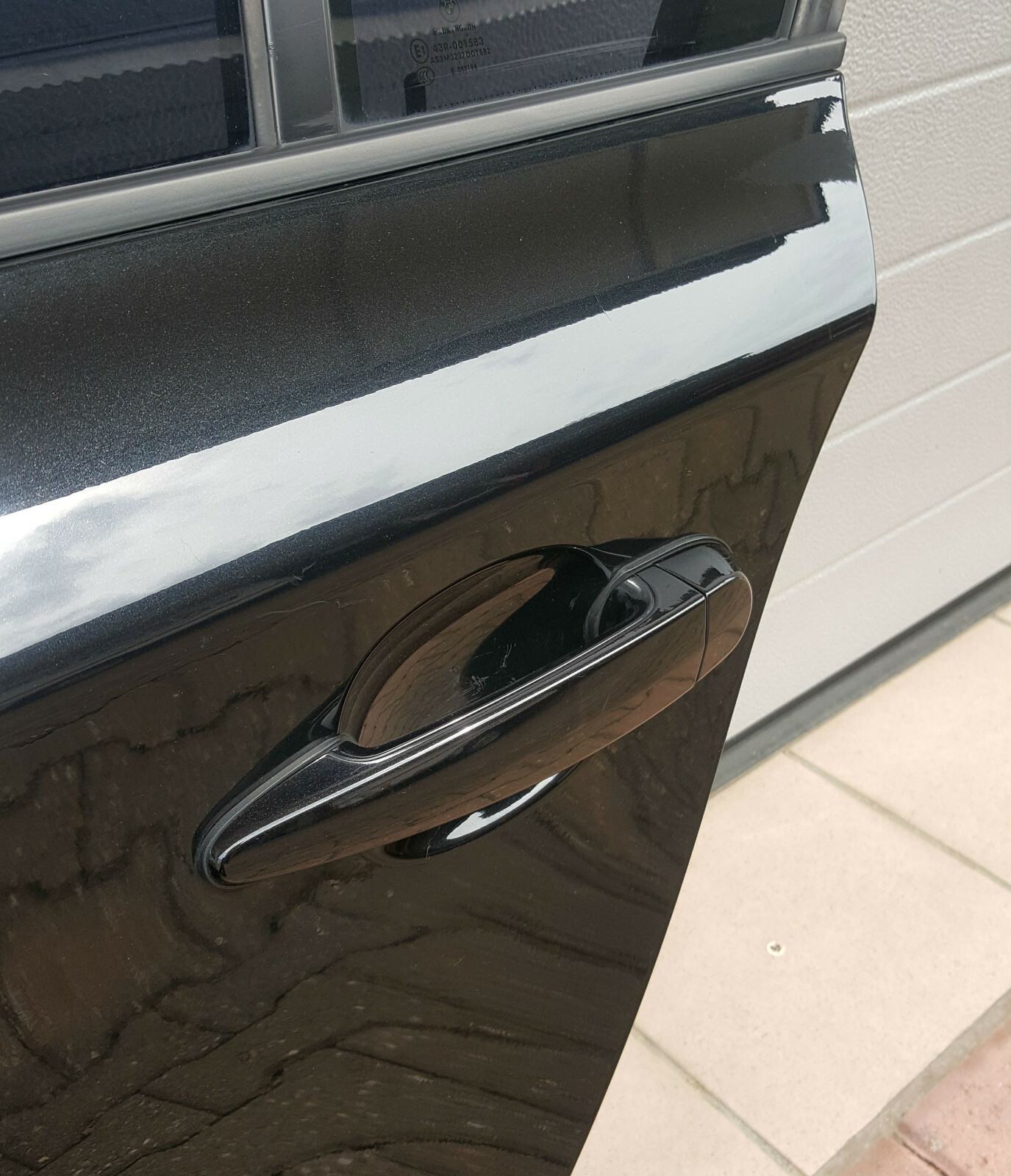 BMW E87 Fahrer Tür HINTEN LINKS black Saphir Schwarz ABHOLUNG