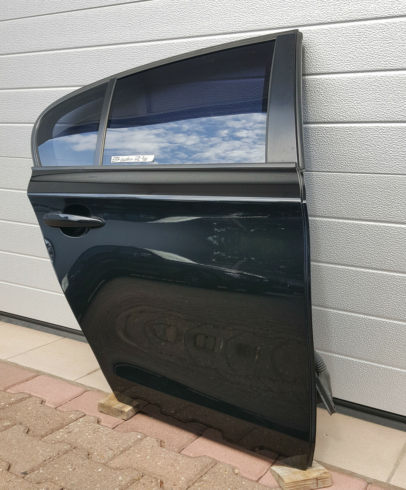 BMW E87 Beifahrer Tür HINTEN RECHTS black Saphir Schwarz ABHOLUNG