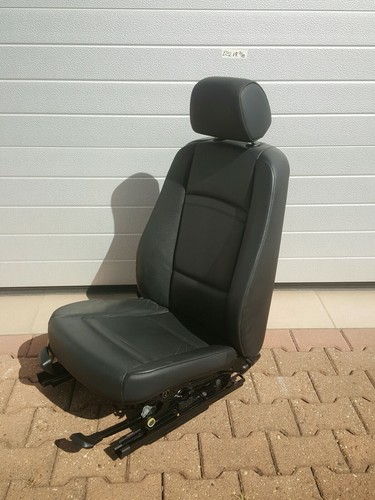 BMW E92 E93 Beifahrer Sitz Leder Dakota schwarz Gestell + Schiene + Airbag