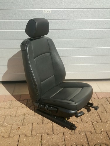 BMW E92 E93 Beifahrer Sitz Leder Dakota schwarz Gestell + Schiene + Airbag