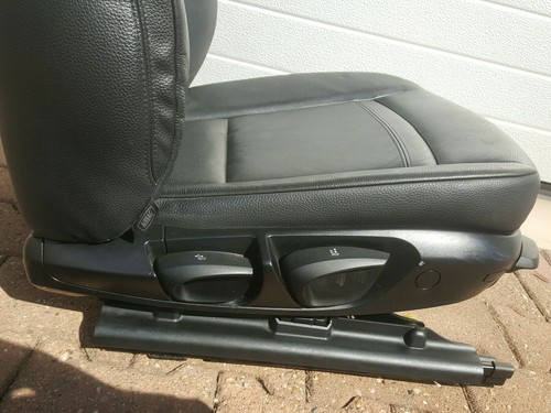 BMW E92 E93 Beifahrer Sitz Leder Dakota schwarz Gestell + Schiene + Airbag