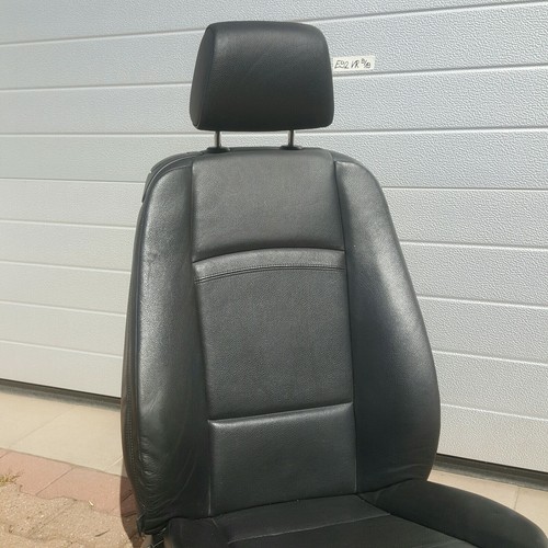 BMW E92 E93 Beifahrer Sitz Leder Dakota schwarz Gestell + Schiene + Airbag