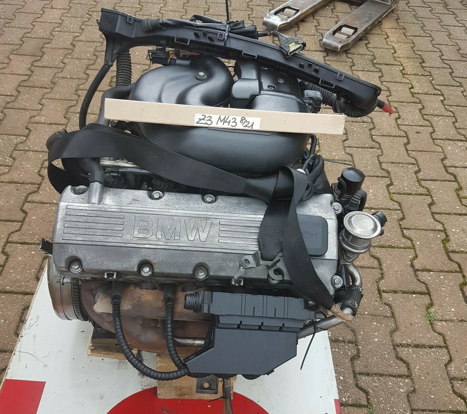 BMW E36 Z3 Roadster Motor Engine 1,9 Liter M43 Triebwerk 118 PS 123 TKM ABHOLUNG