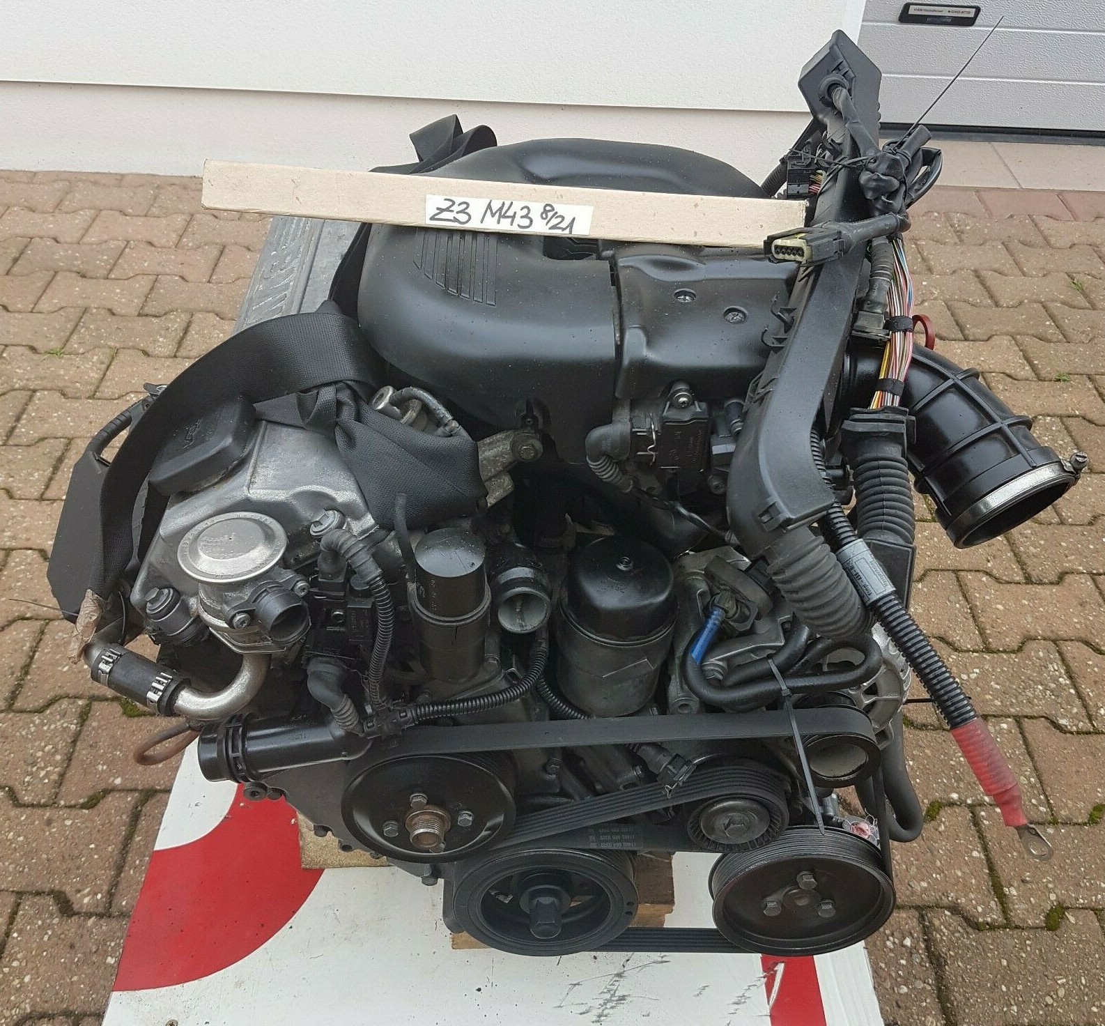 BMW E36 Z3 Roadster Motor Engine 1,9 Liter M43 Triebwerk 118 PS 123 TKM ABHOLUNG