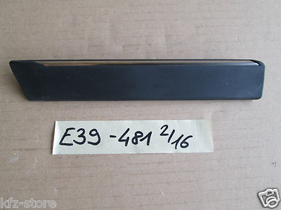 BMW E39 Zierleiste Stoßleiste Leiste Seitenwand Schwarz LINKS 8184481 