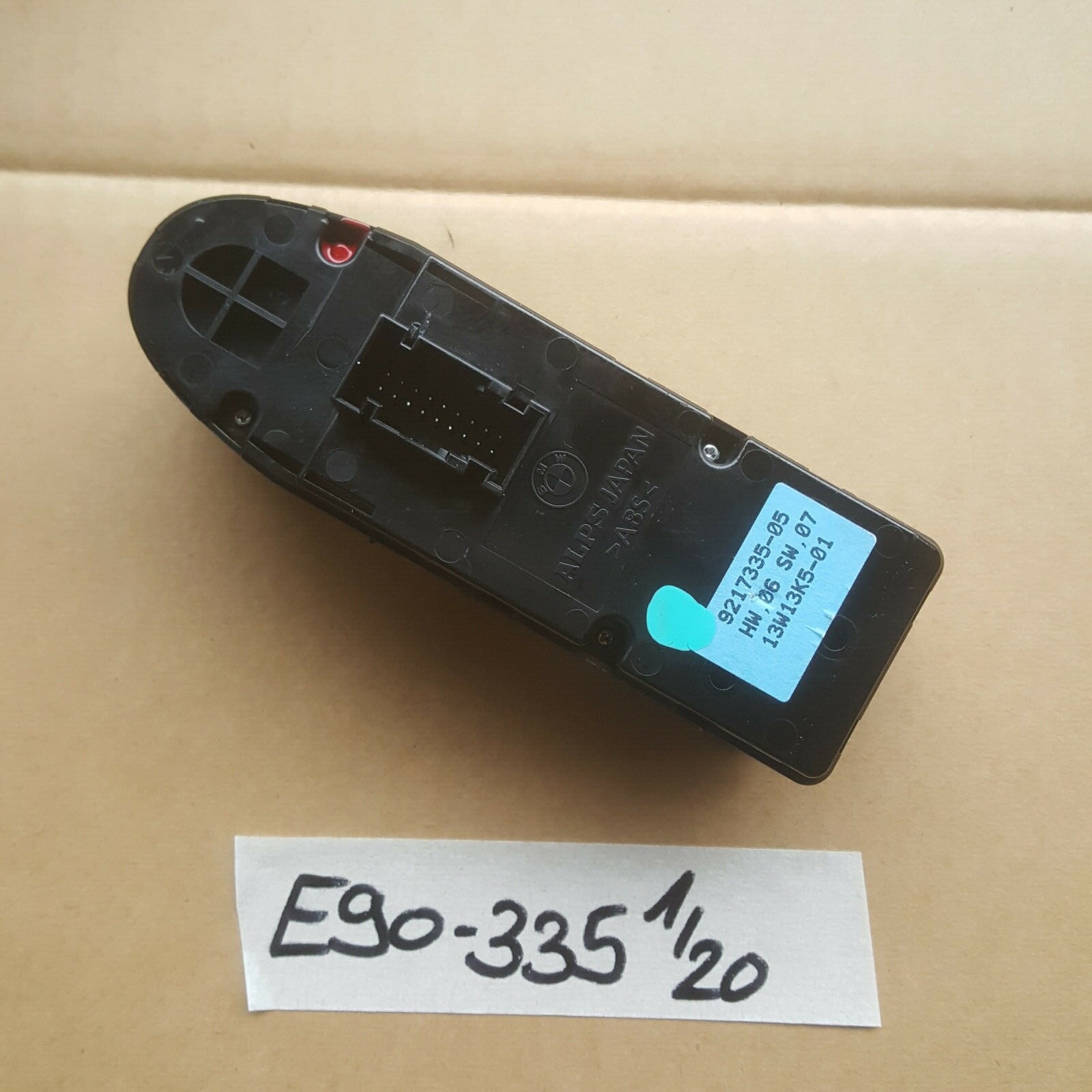 BMW E90  E91 E87  FeHe Schalter LINKS  Fensterheber Fahrerseite 9217335