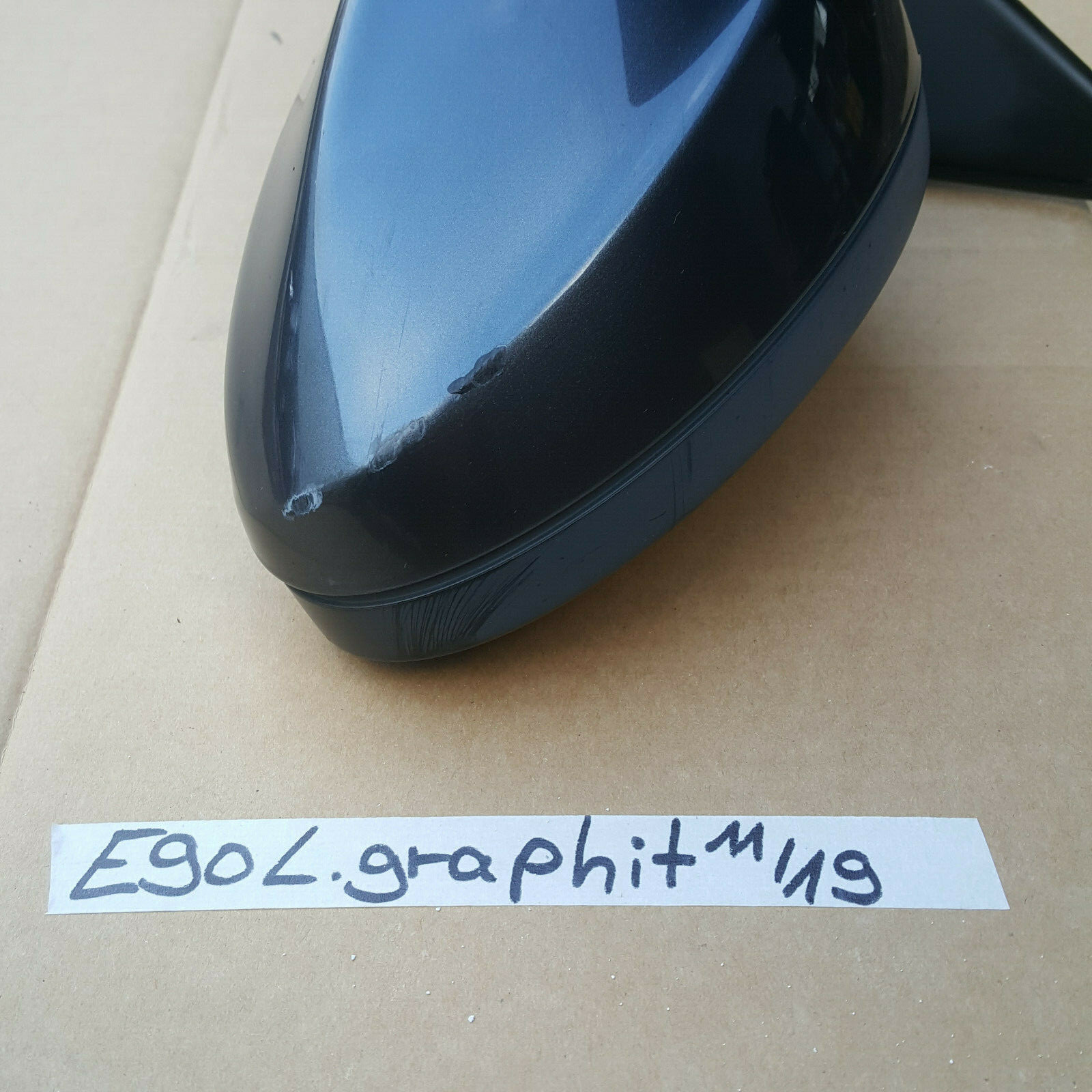 BMW 3er E90 E91 Aussen Seiten Spiegel sparkling graphite A22 LINKS