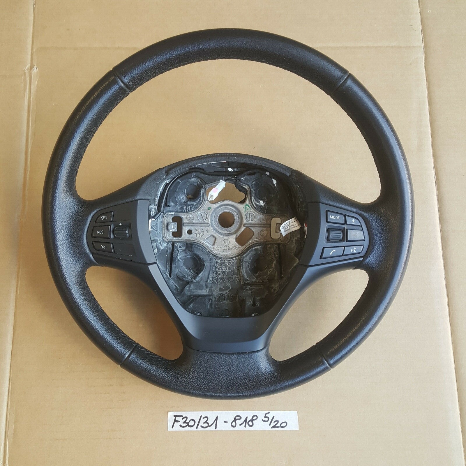 BMW F20 F21 F30 F34 F35 F32 F33 MFL Leder Sport Lenkrad Multifunktion Lenker 