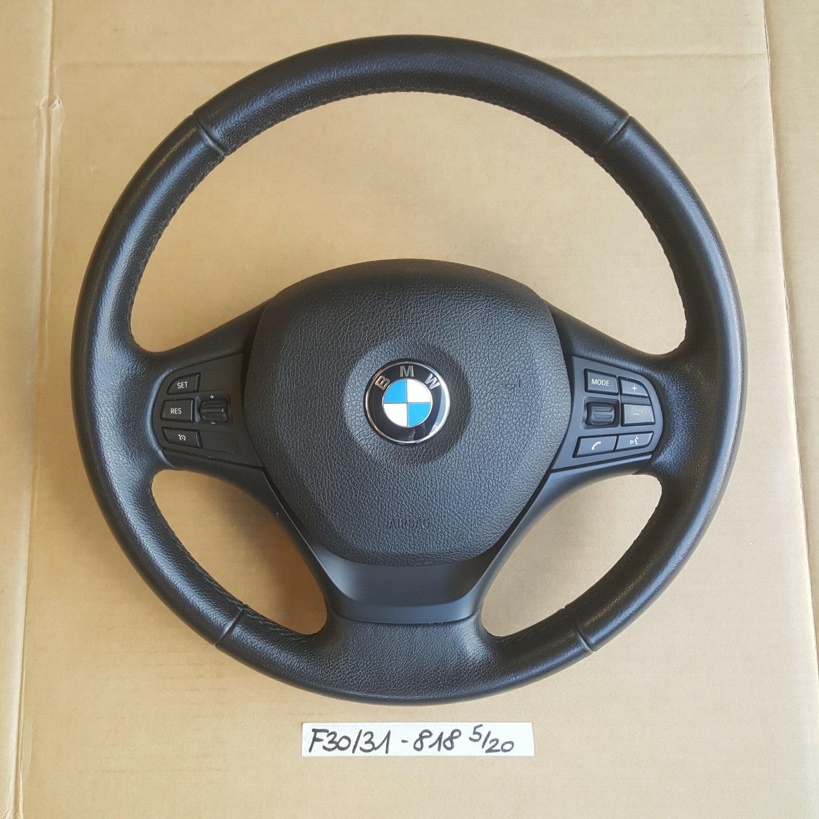 BMW F20 F21 F30 F34 F35 F32 F33 MFL Leder Sport Lenkrad Multifunktion Lenker 