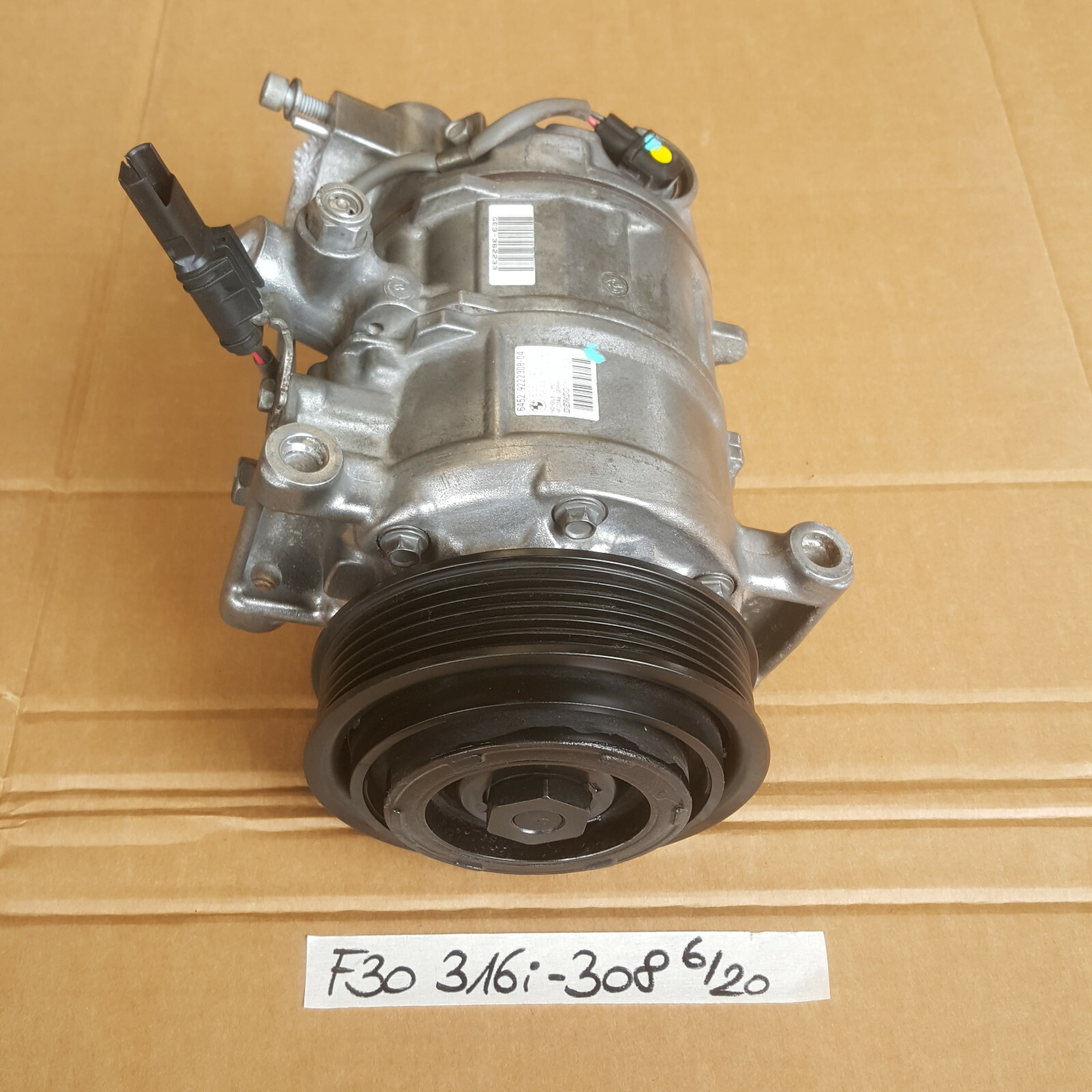 BMW F20 F21 116i  118i  F30 F31 F35  316i Klimakompressor  N13 Motor 9222308