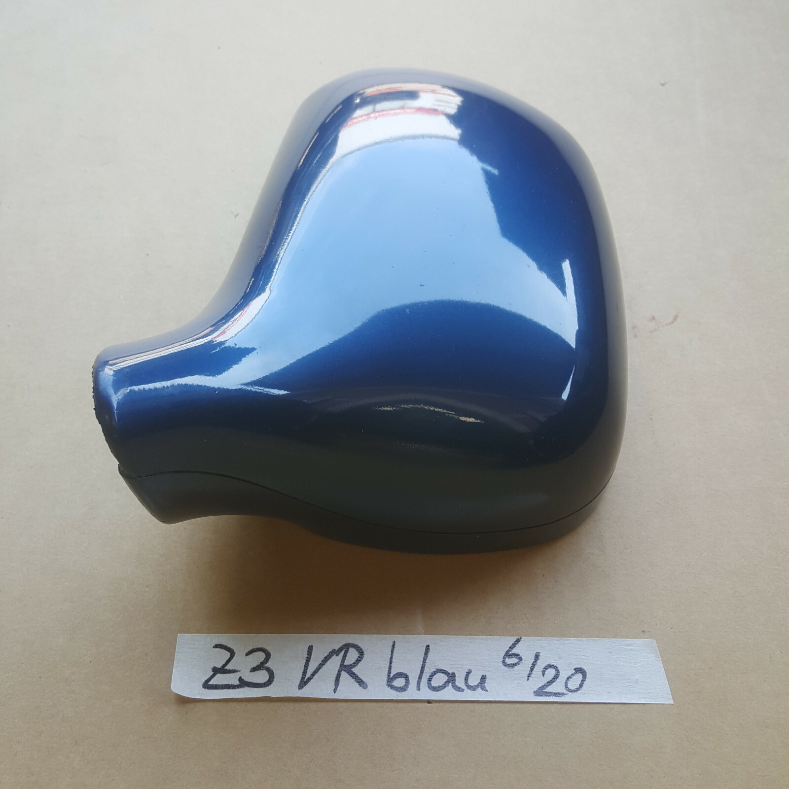 BMW Z3 Roadster Seiten Außen Spiegel Kappe + Motor RECHTS Topas blau  364