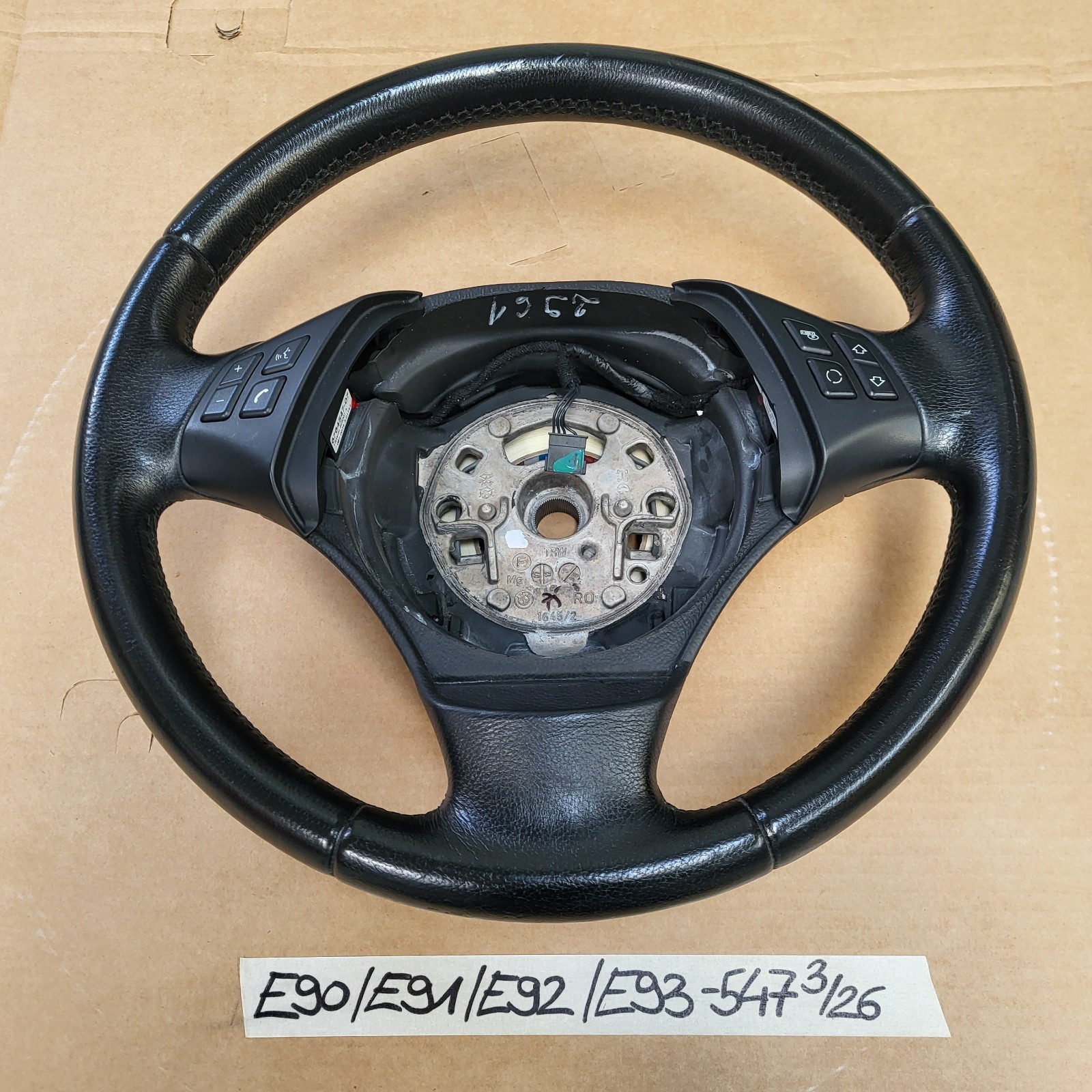 BMW E90 E91 E92 E93 E81 E82 E87 MFL Lenkrad  Multifunktion Leder Lenker 6764547