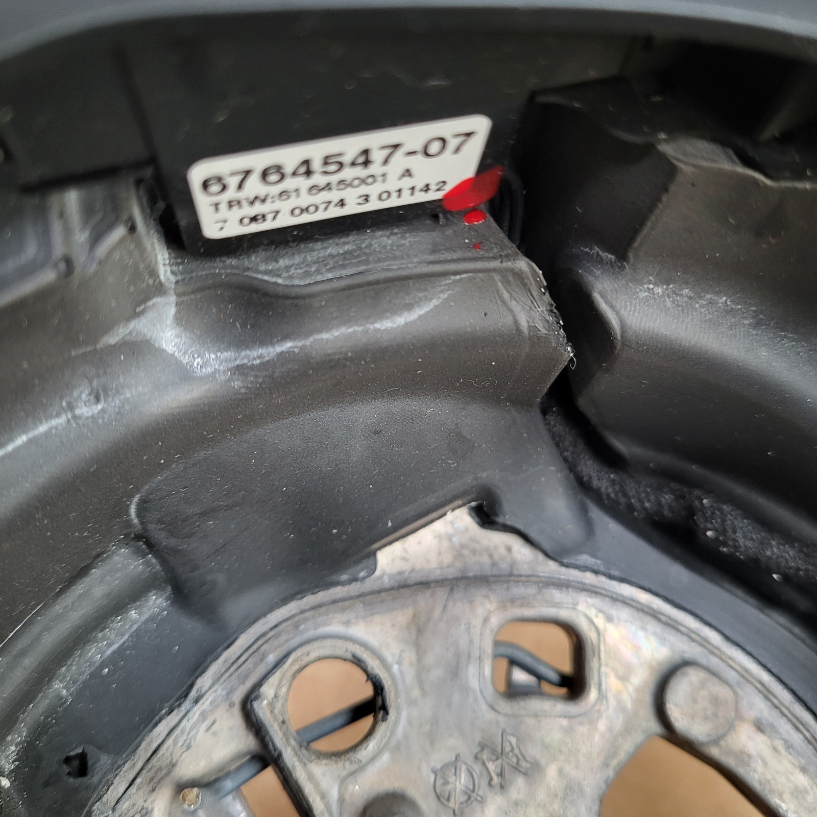 BMW E90 E91 E92 E93 E81 E82 E87 MFL Lenkrad  Multifunktion Leder Lenker 6764547