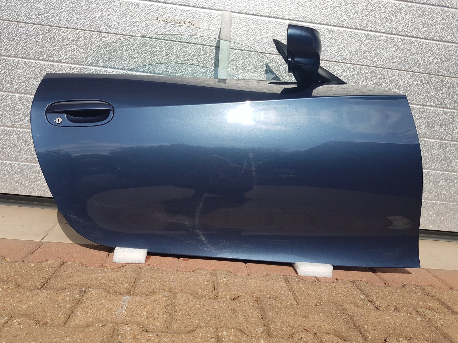 BMW Z4 E85 E86 Beifahrer Tür RECHTS Toledo blau Metallic ABHOLUNG 