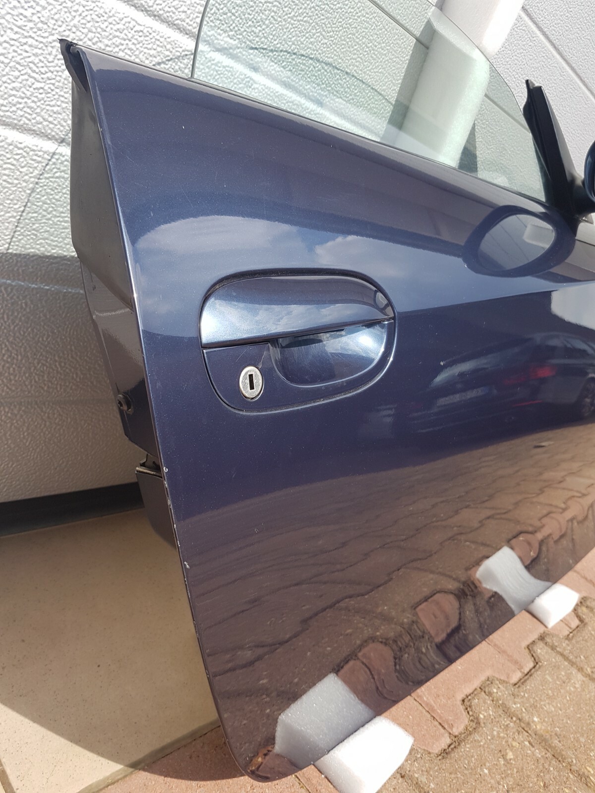 BMW Z4 E85 E86 Beifahrer Tür RECHTS Toledo blau Metallic ABHOLUNG 