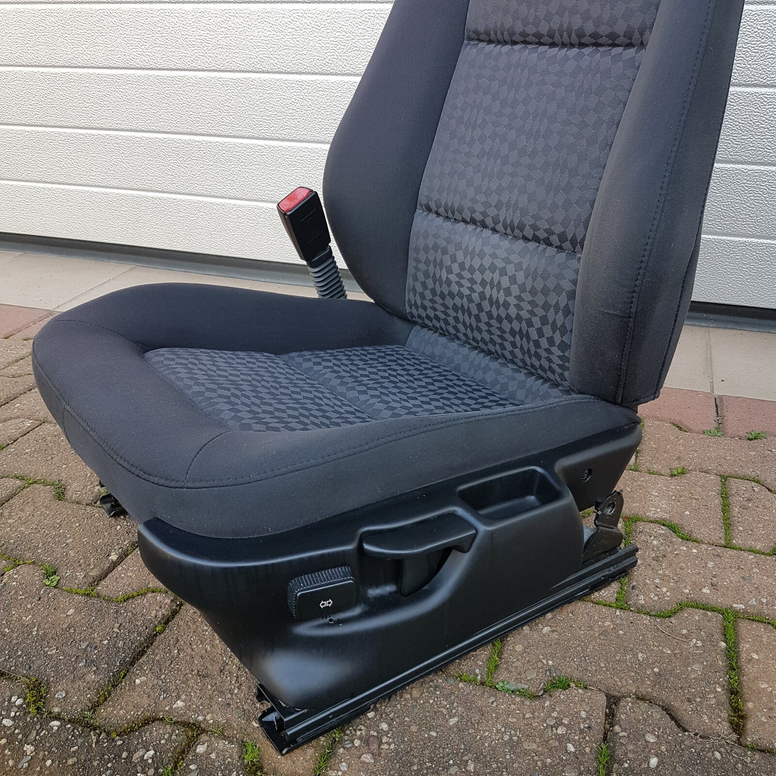 BMW Z3 Roadster Fahrer Stoff Sitz grau schwarz Rückenlehne Gestell ABHOLUNG