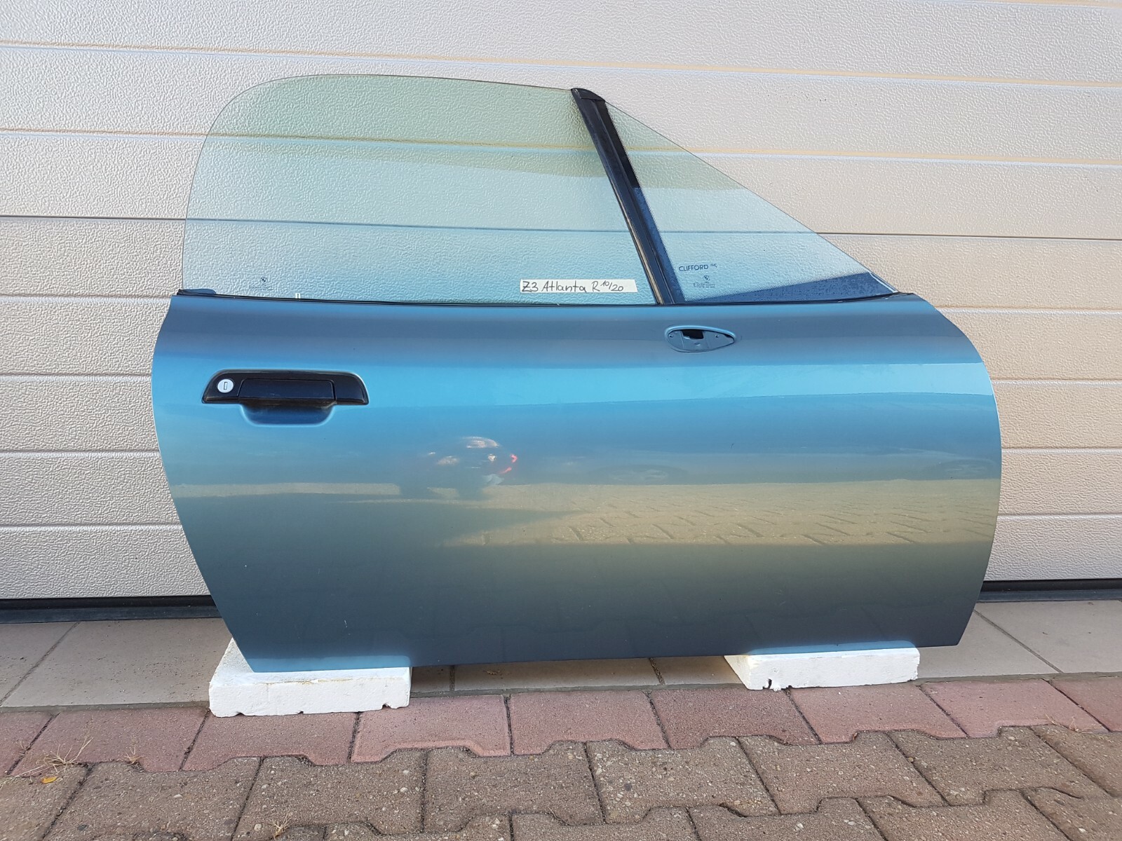 BMW Z3 Coupe + Roadster Beifahrer Tür RECHTS Atlanta blau metallic ohne Spiegel