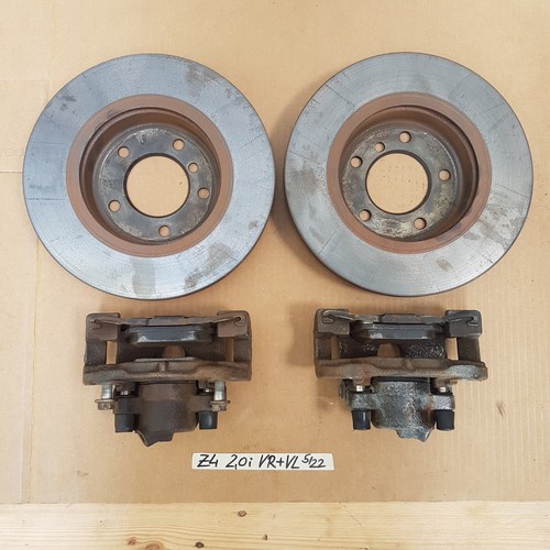 BMW Z4 E85 / E46 Bremsscheiben  Brems Sattel Beläge vorne rechts + links 