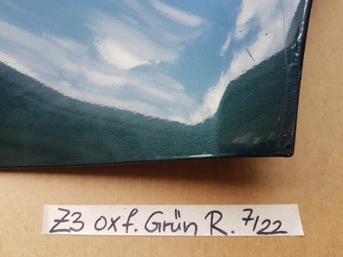 BMW Z3 Roadster + Coupe Kotflügel Seitenwand  VORNE RECHTS Oxford grün metallic