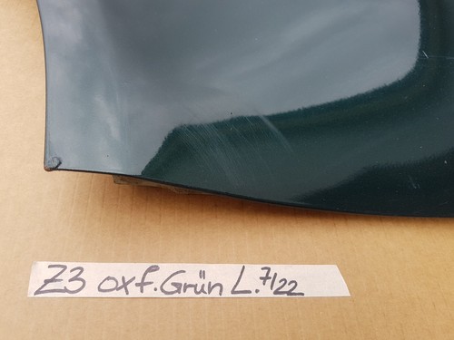 BMW Z3 Roadster Coupe Kotflügel Seitenwand  VORNE LINKS Oxford grün Metallic 