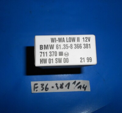 BMW E36 + Z3 Wi - Wa Low II Modul / Wisch-Wasch Steuergerät  8366381