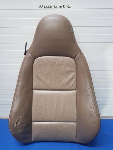 BMW Z3 Beifahrer Sitz Oberteil Leder beige Rücken Lehne Polster Reparatur Teil