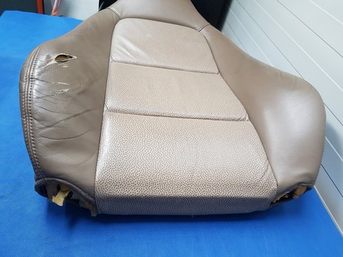 BMW Z3 Beifahrer Sitz Oberteil Leder beige Rücken Lehne Polster Reparatur Teil