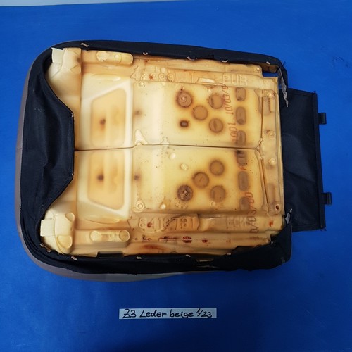 BMW Z3 Fahrer Sitz Unterteil Leder beige Sitzkissen Polster Teil + Bezug LINKS 