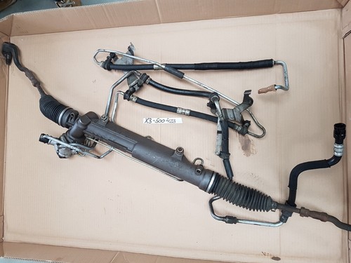 BMW X3 E83 englisches Servo Lenkgetriebe + Leitung steering rack gear ABHOLUNG 
