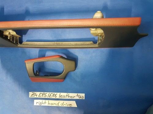 BMW Z4 leather cockpit trim Armaturenbrett Verkleidung Leder right hand drive