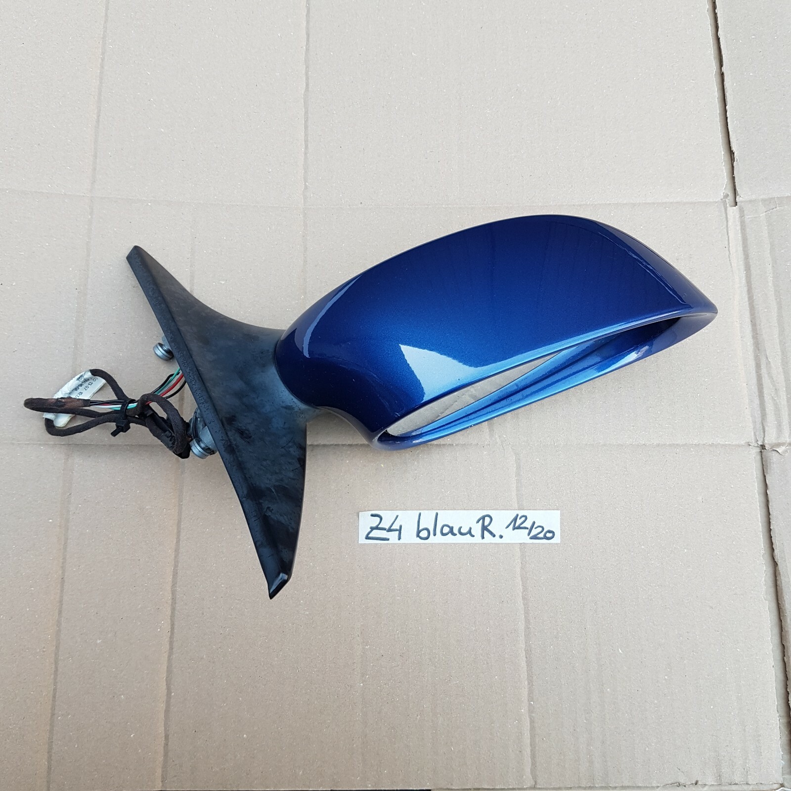 BMW Z4 E85 E86 Seiten Außen Spiegel rechts  Montego blau metallic A51