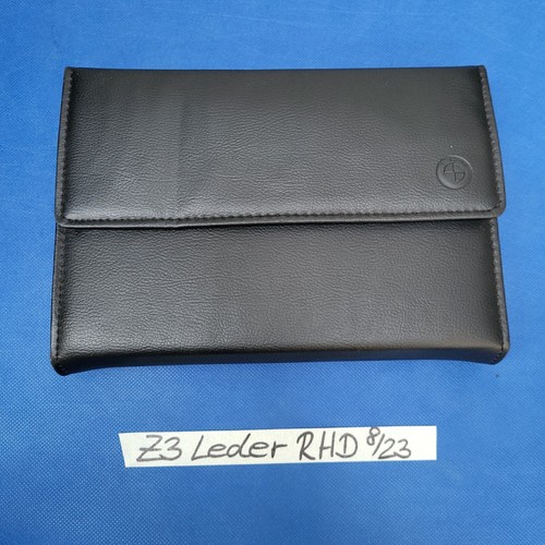 BMW Z3 Roadster Bordmappe Echt Leder  Handbuch Betriebsanleitung Englisch