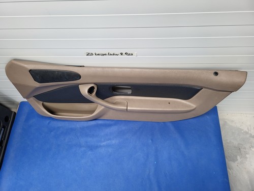 BMW Z3 Roadster Tür Verkleidung schwarz beige Türtafel Tür Pappe RECHTS + Griff