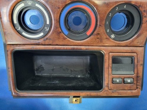 BMW Z3 Roadster Mittelkonsole Klima Blende Holz Optik 8410710 + Digital Uhr 