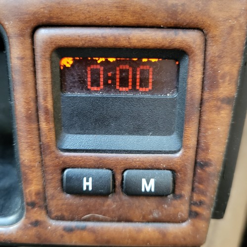 BMW Z3 Roadster Mittelkonsole Klima Blende Holz Optik 8410710 + Digital Uhr 